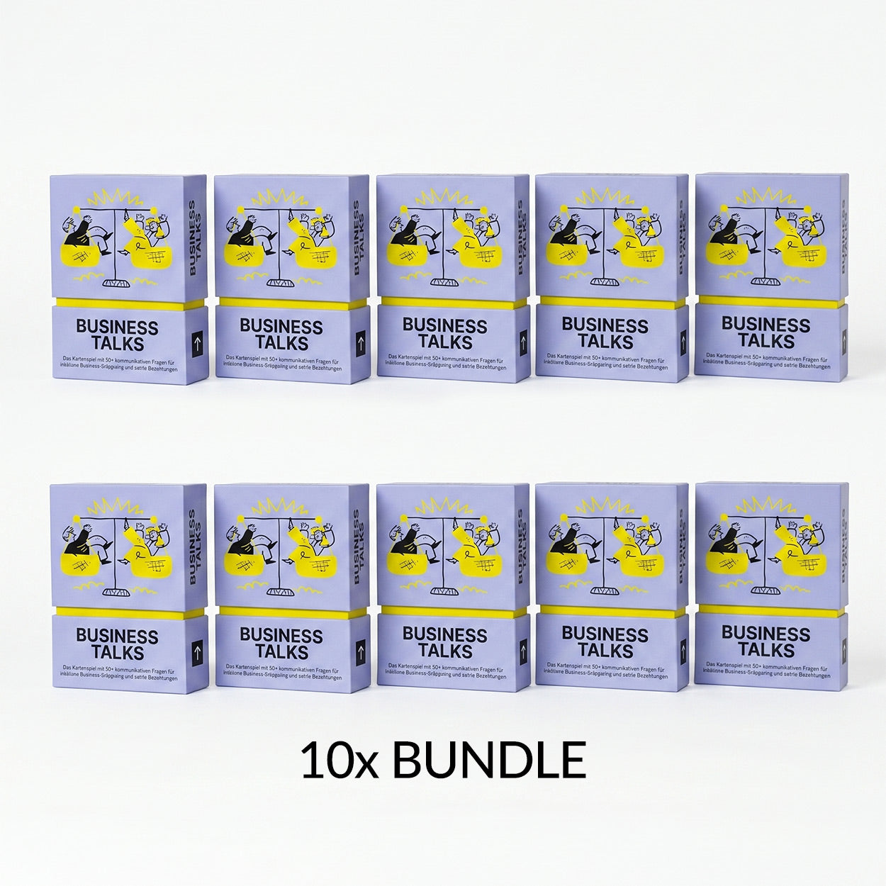 10x Bundle BUSINESS TALKS Kartenspiel