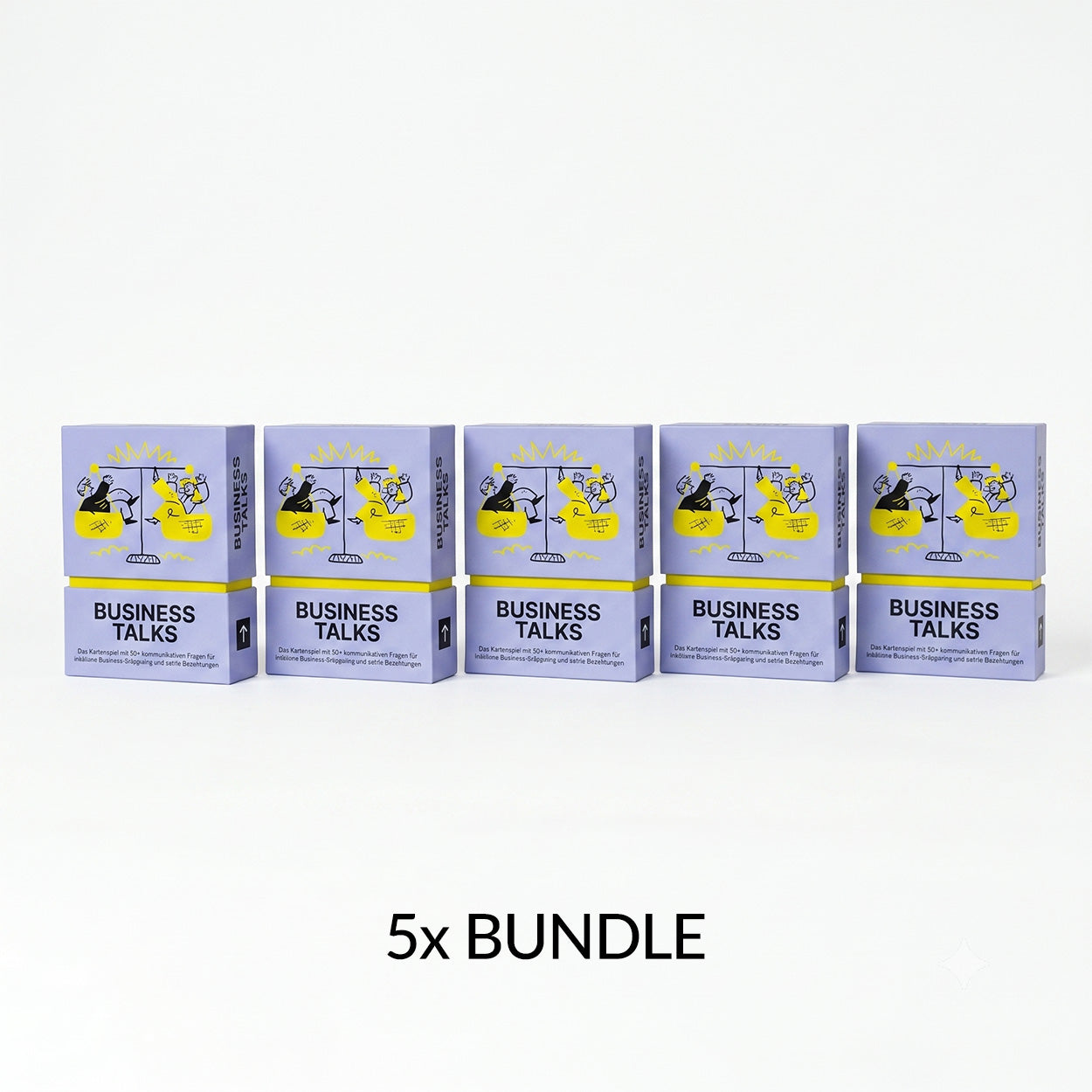 5x Bundle BUSINESS TALKS Kartenspiel